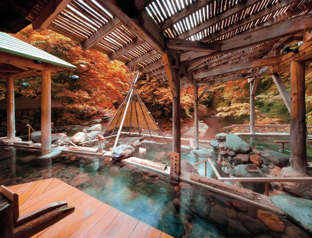 Sakunami Onsen Yuzukushi Salon Ichinobo Sendai Bagian luar foto